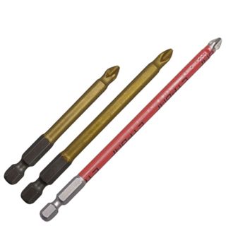 Kit 3 Ponta Bits PH2 70mm + 90mm + 127mm Titânio Magnética Haste longa Parafusadeira Antiderrapante Mercantil E-commerce em Oferta na Shopee