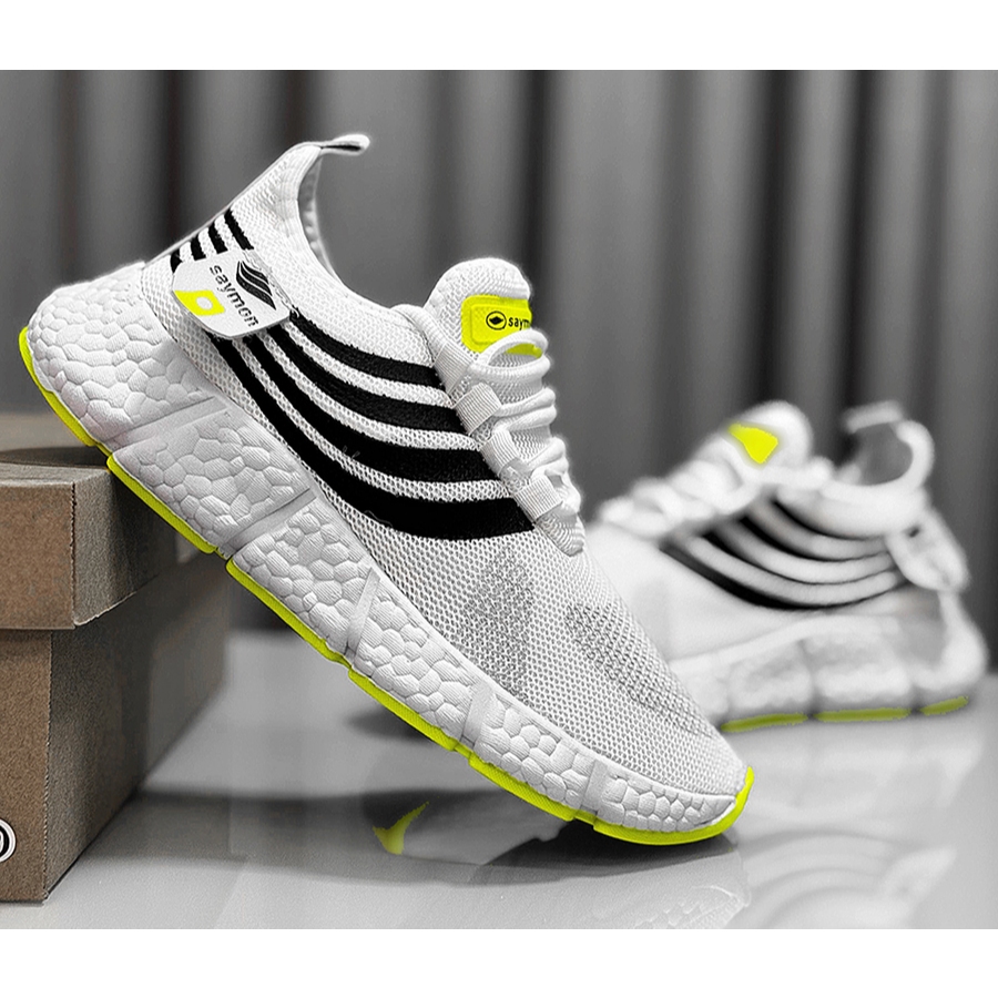 Tênis Saymon Fast Flash Masculino Esportivo Adulto Juvenil Promo Leve Yy3 Original New