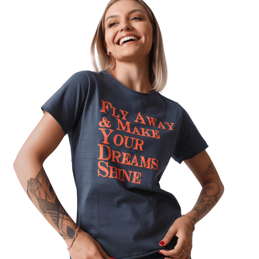 Camiseta Feminina Estampada Estilosa TS021-C3