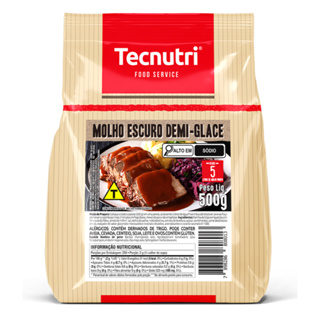 Molho Escuro Demi-Glace Base p/ Molho Madeira 500g 1 pacote em Oferta na Shopee