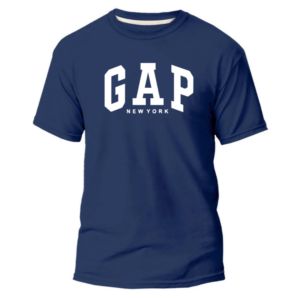 Camiseta Casual - Modelo Americana  - 100% Algodão Fio 30.1 - Camisa Alta Qualidade em Oferta na Shopee