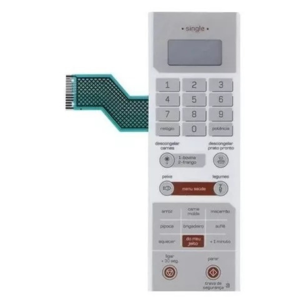 Membrana Microondas Brastemp Bms25 Single Branca
