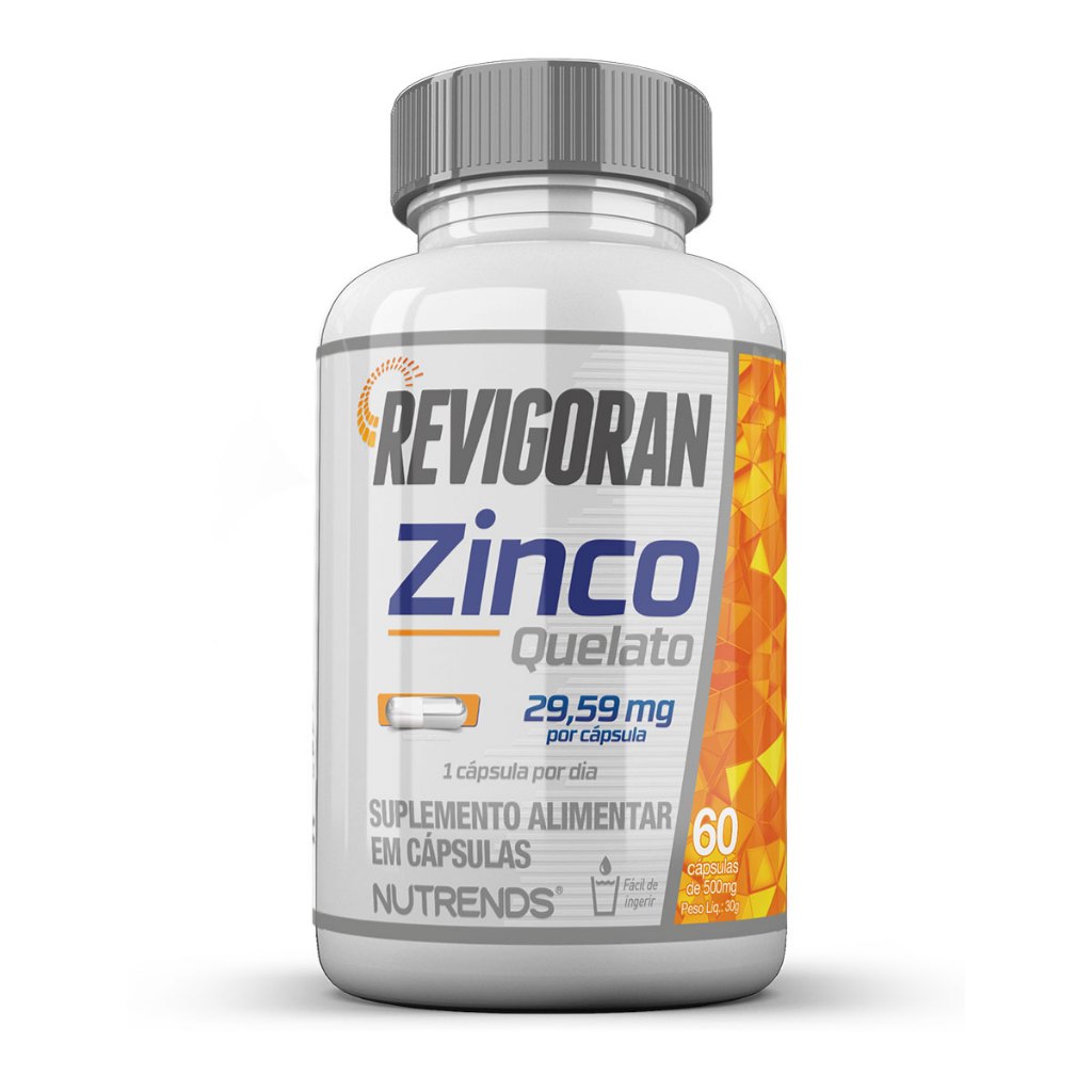 Revigoran Zinco Quelato 60 Cápsulas - Nutrends em Oferta na Shopee