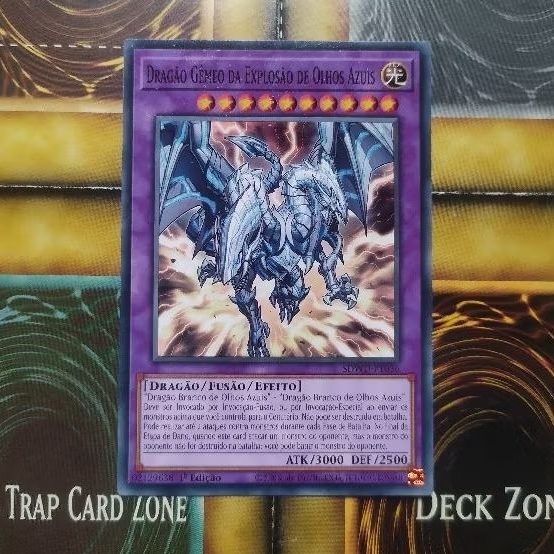 Yugioh - Dragão Gêmeo de Olhos Azuis 1° Edição - SDWD-PT036