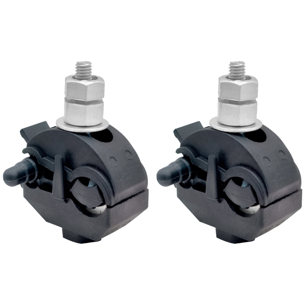 2 Conector Cdp Perfurante 10-95mm Derivação 1,5-10mm Emenda Morcego Piranha Vampiro