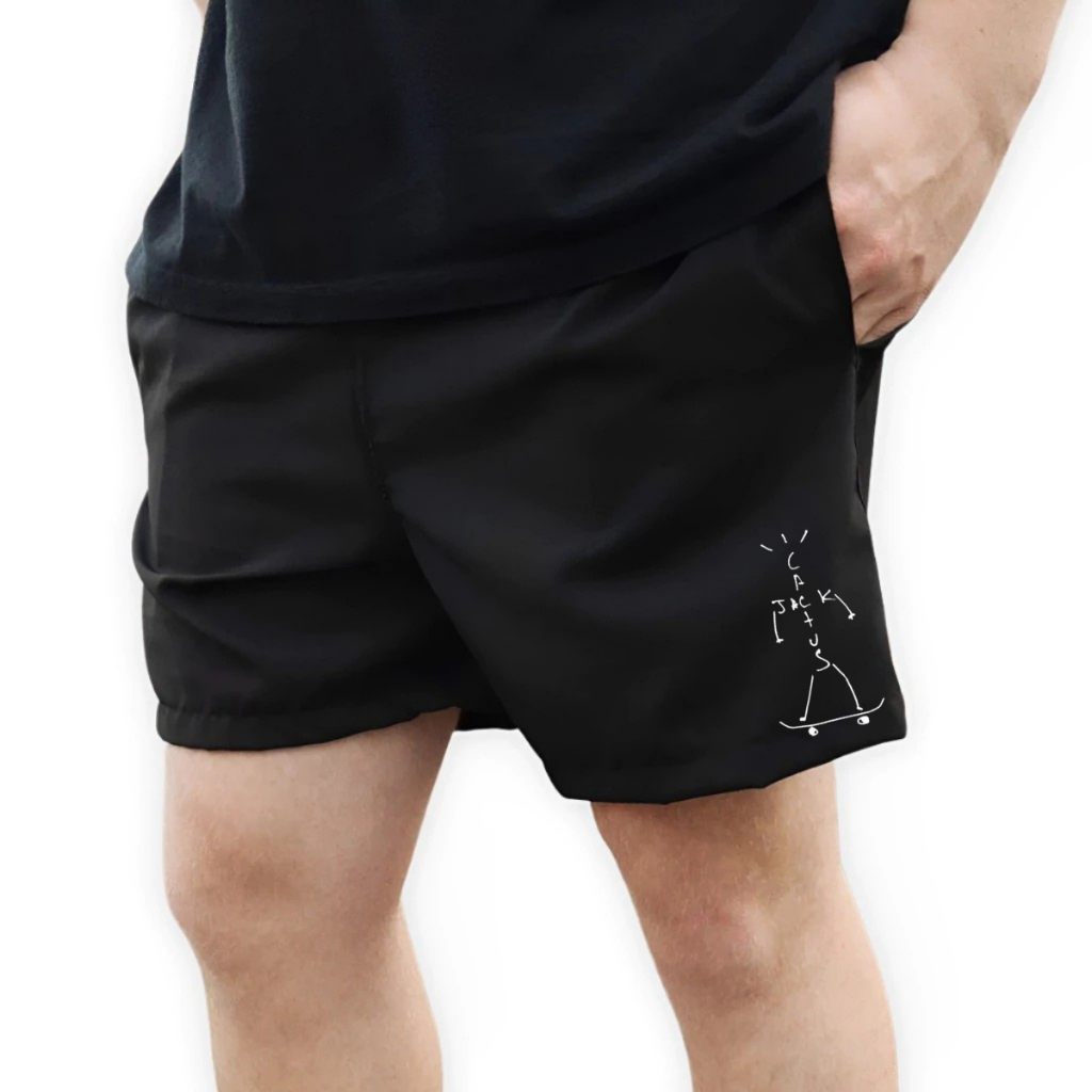 Shorts Bermuda Tactel Mauricinho Leve Confortavel Estampado Moda Esportiva Musculação Academia