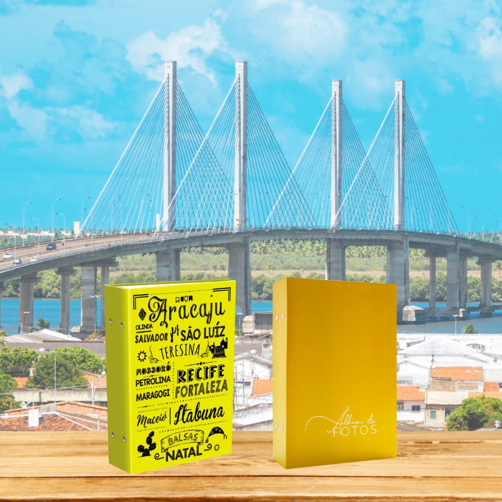 KIT 2 ÁLBUNS 10X15 PARA 512 FOTOS GIZ BRASIL + LISO CAPA DURA PREMIUM RECORDAR VIAGENS OFERTA