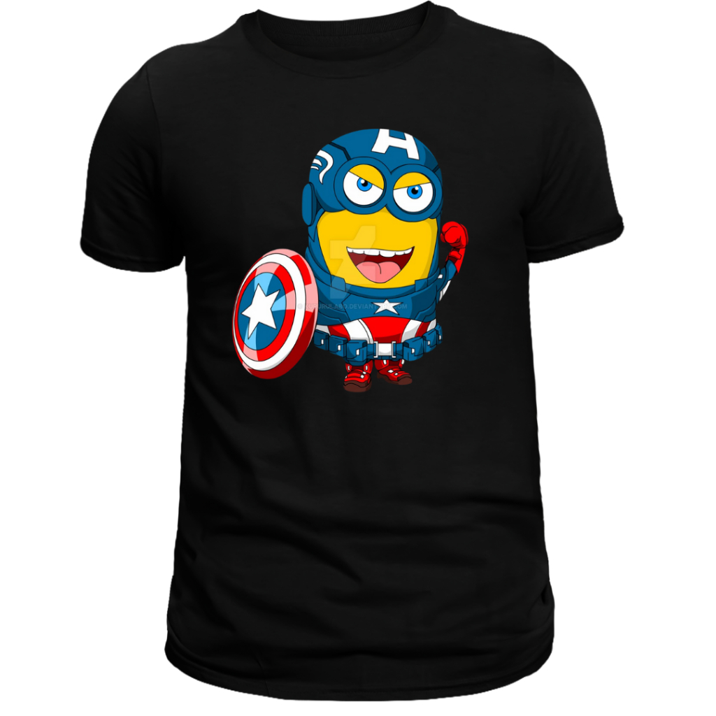 Linda Camisa, Minion America,  100% Algodão Envio Rapido, Adulto e  infantil.