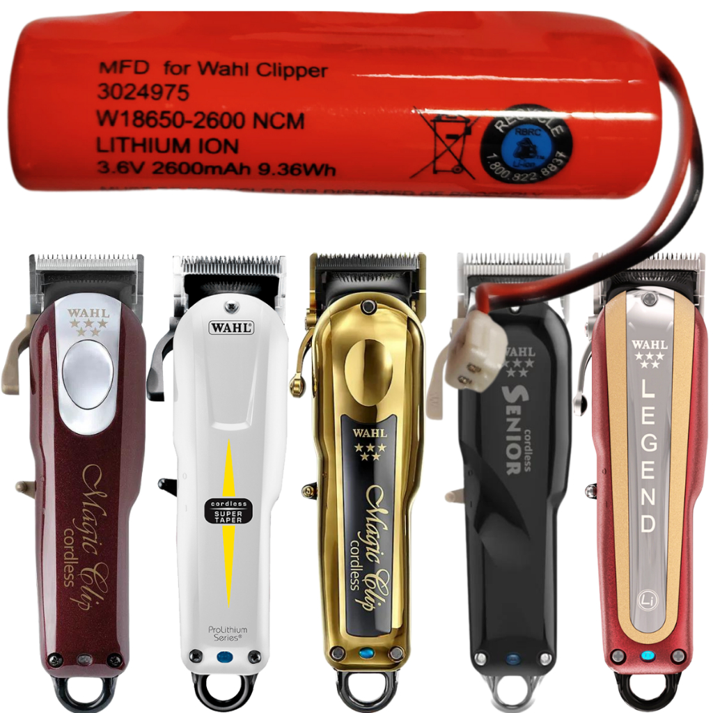 Bateria Original Wahl Para Maquinas De Cortar Cabelo Wahl Magic Clip Senior Legend Super Taper
