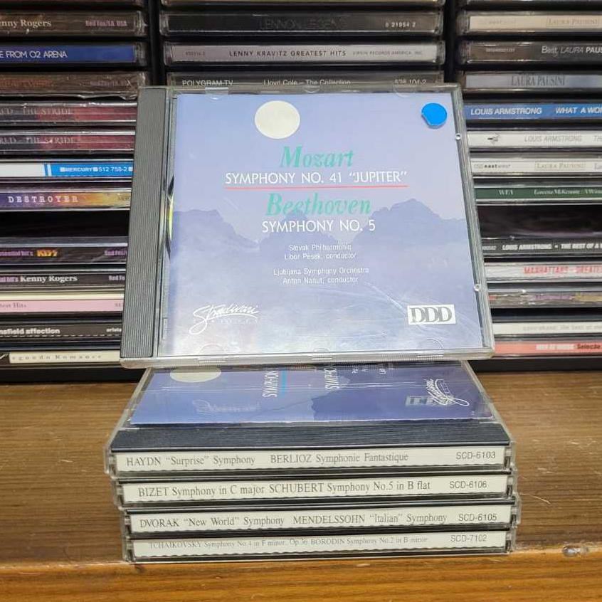 COLEÇÃO CDS SYMPHONY - MOZART - BEETHOVEN - HAYDN - BERLIOZ - BIZET - SCHUBERT - DVORAK - MENDELSSOHN - TCHAIKOVSKY