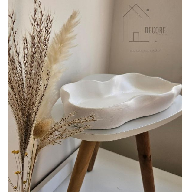 Bandeja Aesthetic Centro de Mesa Porta Objetos Porta Chaves Decoração Casa Escritório Mini...