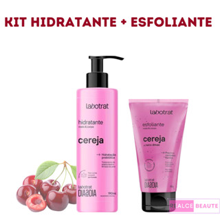 Kit Esfoliante + Hidratante / CEREJA -  Labotrat Corpo e Rosto