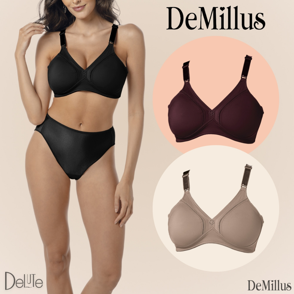 Sutiã Demillus Gallard Control Plus Size Alta Sustentação Sem Bojo Alças Largas Ajustáveis Sem Aro - Women Clothes