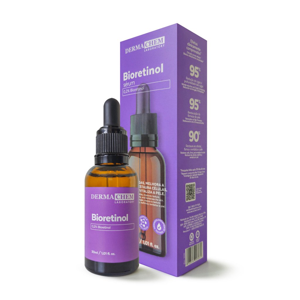 Sérum Anti Rugas Profundas Bioretinol 30ml Restaura e Firma a Pele Dermachem