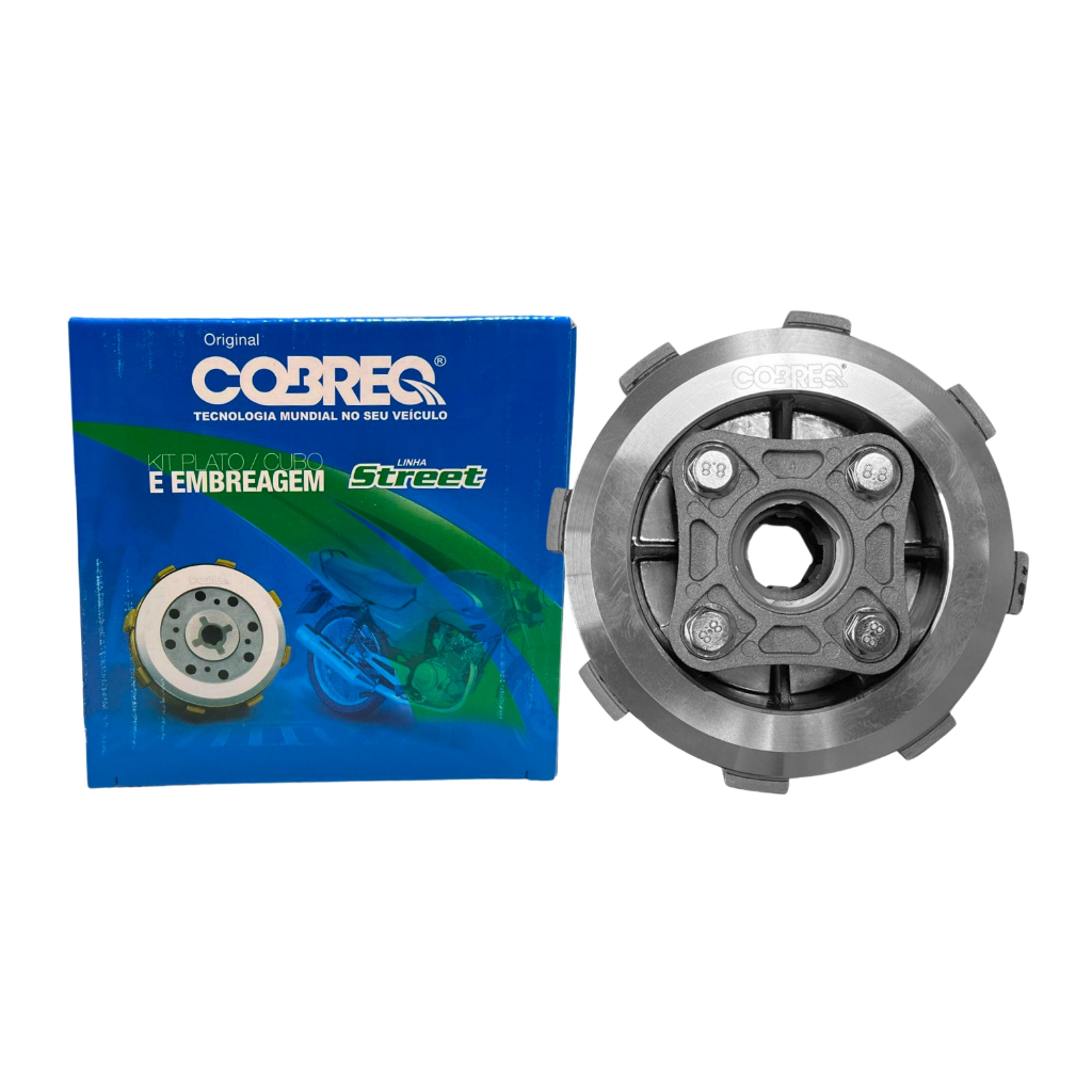 Kit Embreagem Completo Honda Fan 125 Titan 125 2000 2001 2002 2003 2004 2005 2006 2007 2008 Cobreq em Oferta na Shopee