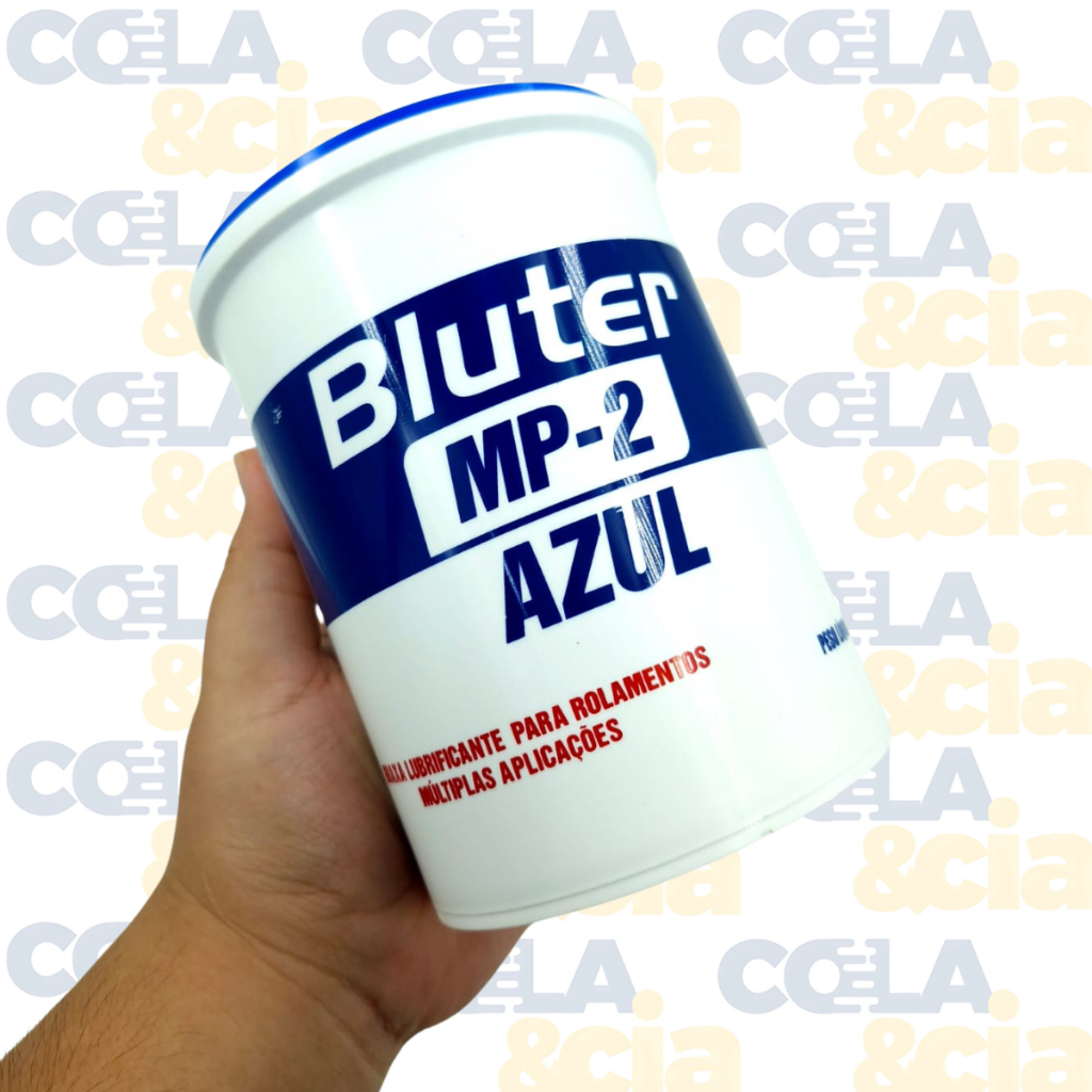 Graxa De Lítio Azul Para Rolamentos Multiuso Bluter MP-2 - Pote 1kg — imagem 2 de 2