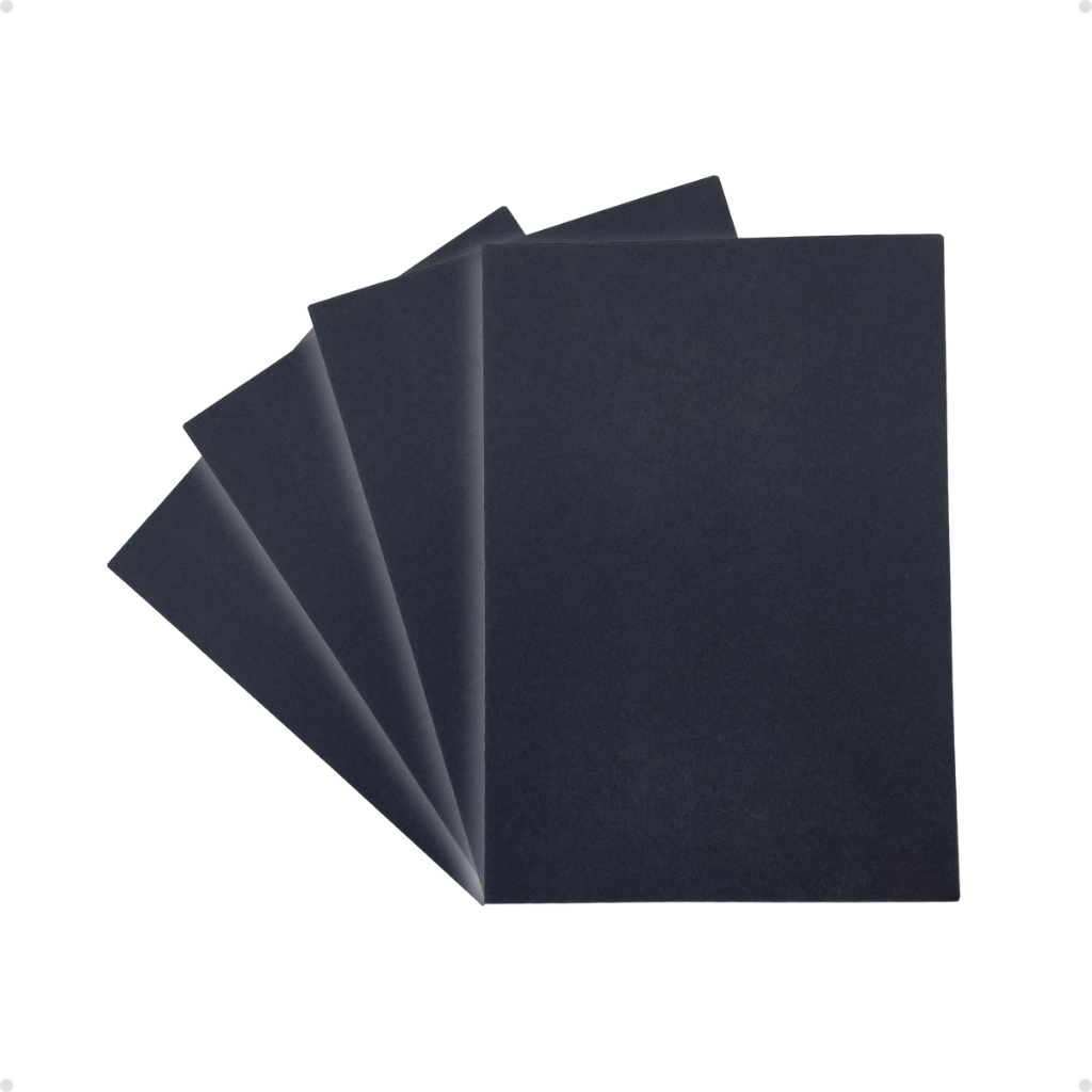 Papel Diplomata Preto 180g A4 10 - 100 Folhas Color Plus Masterprint