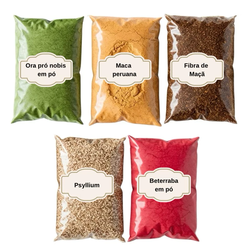 Kit Farinha da Felicidade Funcional para Mulheres com Psyllium — imagem 1