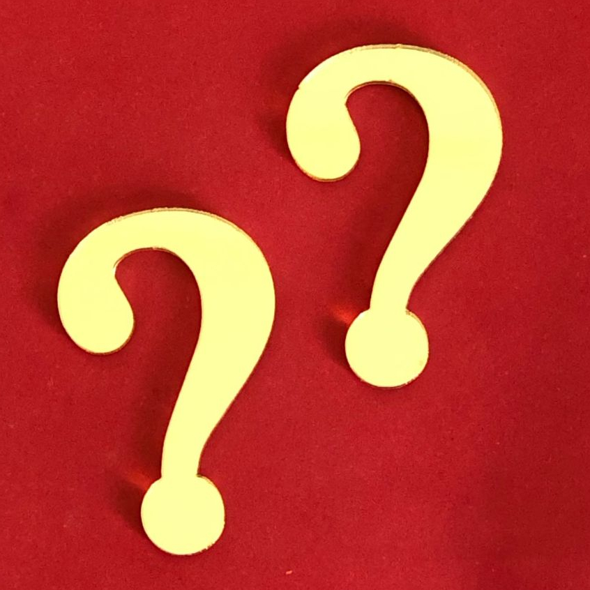 Aplique em Acrilico Dourado Chá de Revelação  4 cm  10 unidade - para lembranças e decoração em geral em Oferta na Shopee