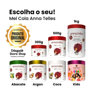 Mel Cola Anna Telles Variados Cabelos Crespos e Cacheados Naturais e Orgânicos em Oferta na Shopee