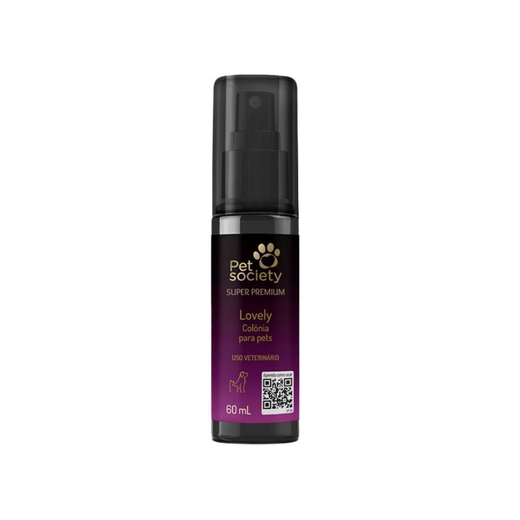 Colônia Pet Cães e Gatos Lovely Super Premium 60mL