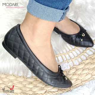 Sapatilha Modare Confort Feminina Bico Fino Protetor Calcanhar Palmilha Macia Trabalho Dia a Dia Várias Cores em Oferta na Shopee