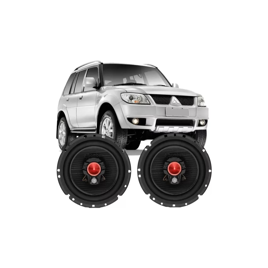 Kit Alto Falante Bomber Porta Dianteiro Pajero Tr4 100w Par