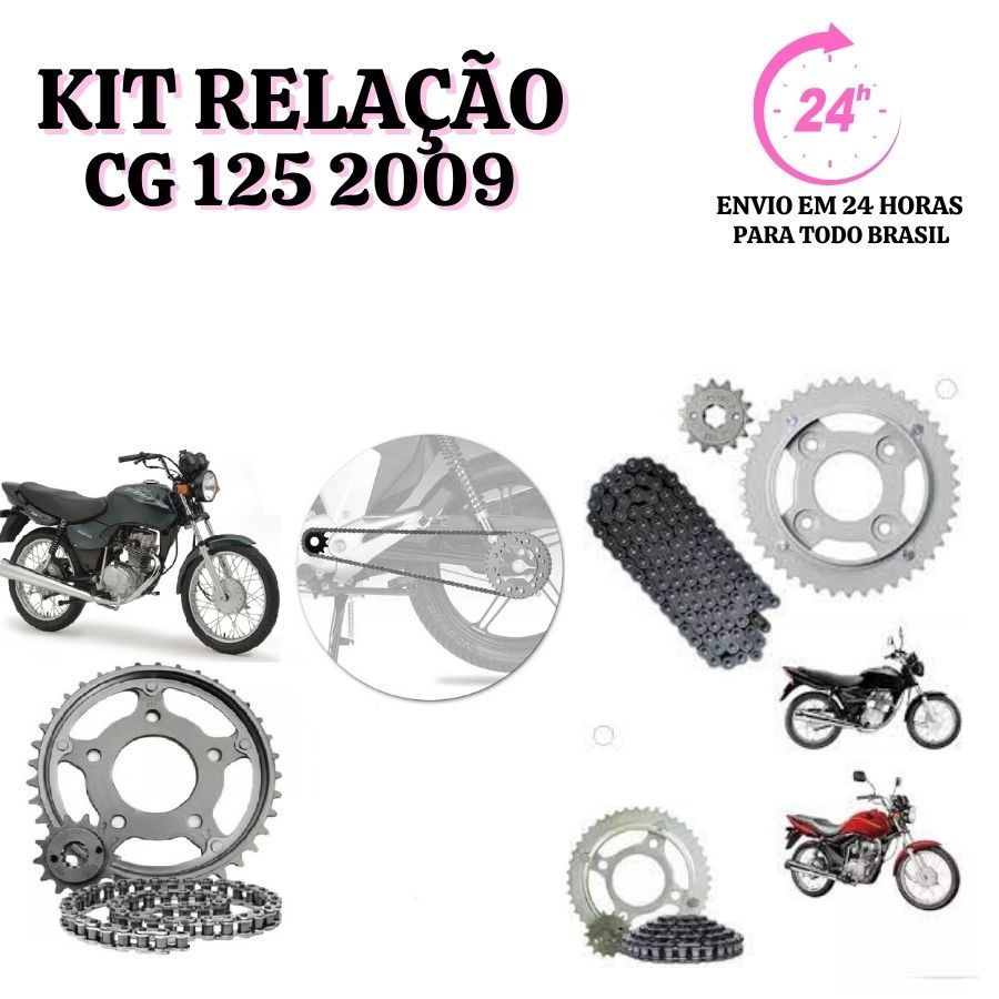 Kit Relacao Tração Transmissão Yamaha Fazer 250 2006 à 2016 Original Riffel sem retentor