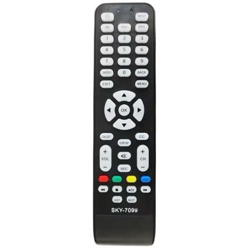 Kit com 10 Controle Remoto Compativel Universal Com Aoc Led Lcd Le-7099