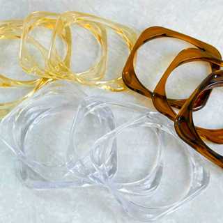 Pulseira Bracelete Acrilico Colorido (1 Unidade) Transparente Carnaval Feminino Grande Grosso em Oferta na Shopee