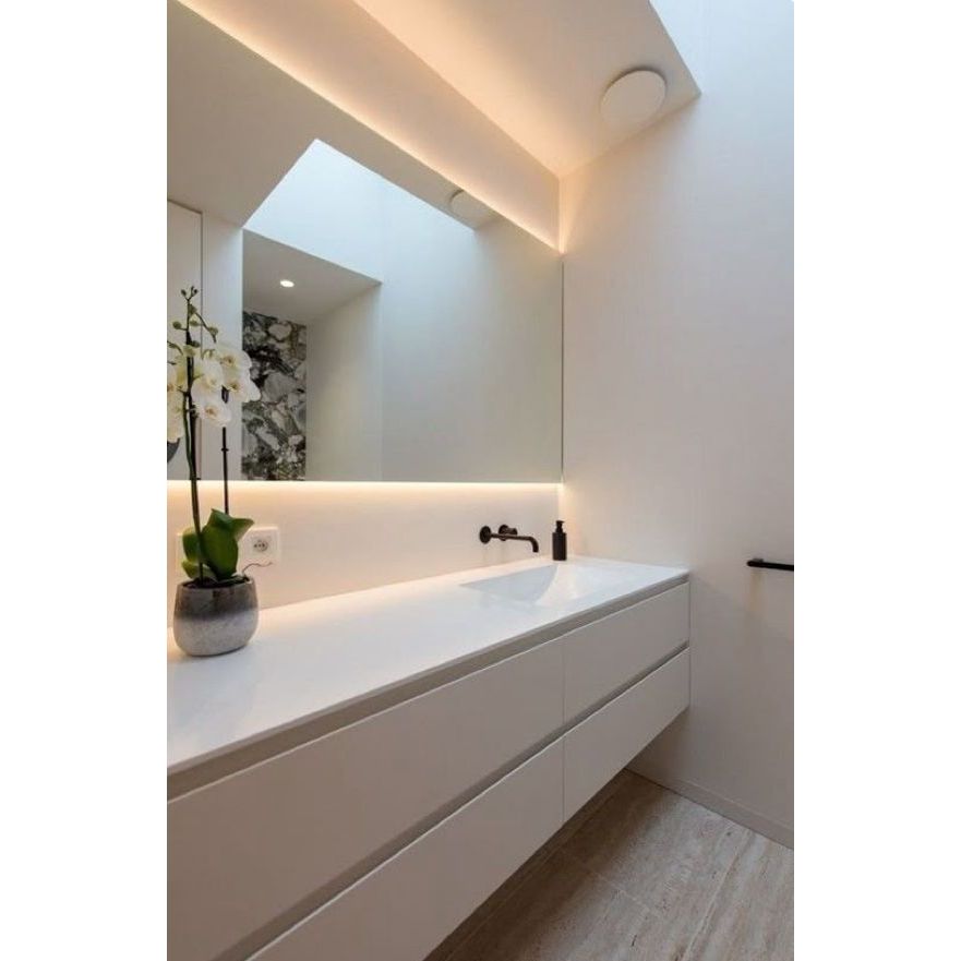 Espelho Retangular Corpo Inteiro 120X60CM Lapidado Corpo Inteiro Belo C/ LED FONTE QUENTE ...
