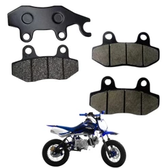 Pastilha Traseira + Pastilha Dianteira Mini Moto Tr50 Tr100