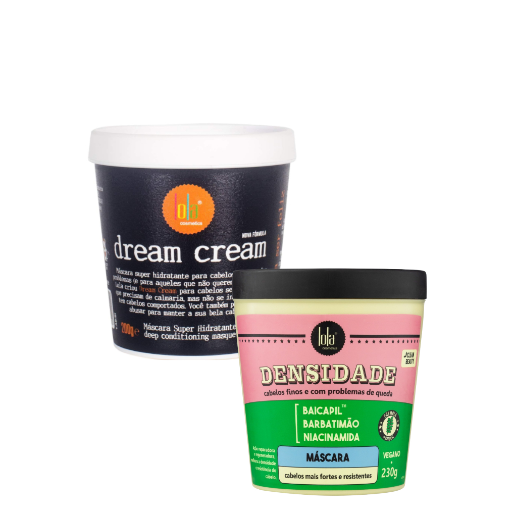 KIT LOLA Mascara dream cream + Mascara Densidade
