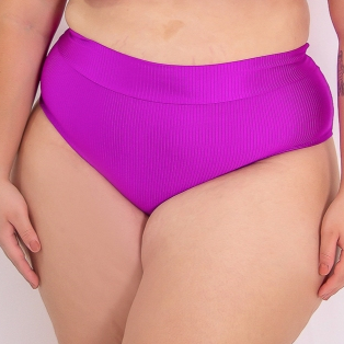 Calcinha Hot Paint Avulsa Canelado Plus Size