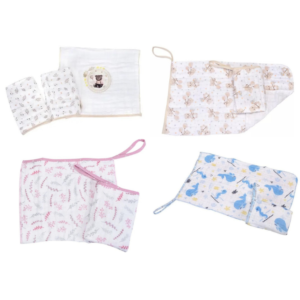 Pano de Boca Soft Babete 2UND (20cm x 40cm) - 100% Algodão - Minasrey