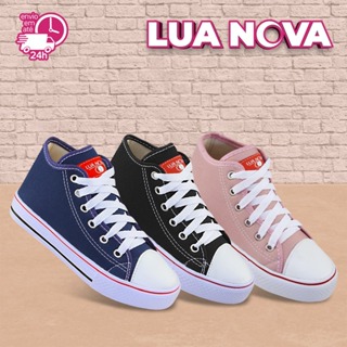 Tênis adulto All Cano Alto botinha star confortavel promoção Lua Nova em Oferta na Shopee