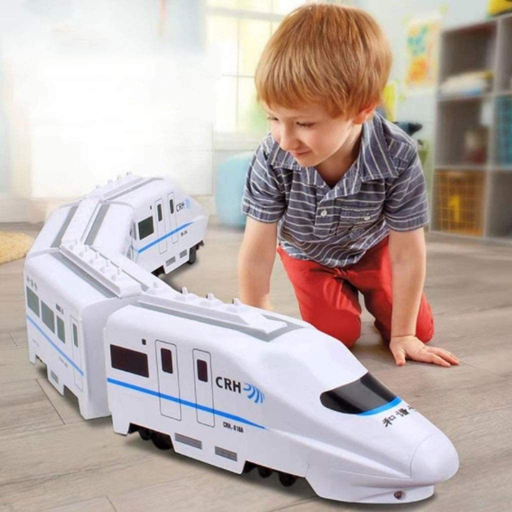 Trem Elétrico Infantil 62cm com Vagões Conectados – Brinquedo Educativo