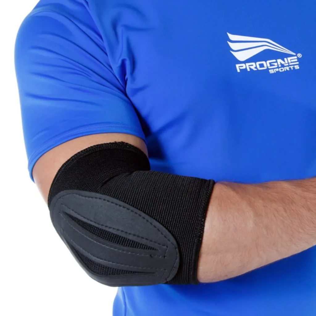 COTOVELEIRA GOLEIRO FUTSAL VOLEI DANÇA ELÁSTICA C/ FELTRO - PROGNE SPORTS
