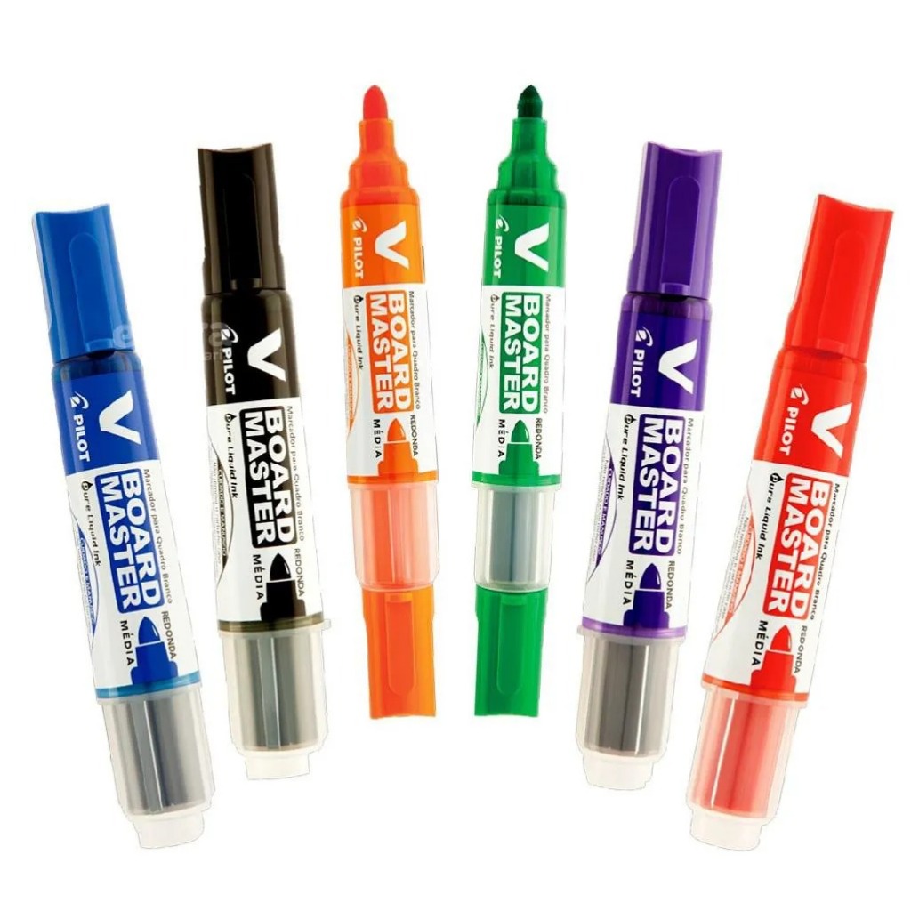 Kit 3 Pincel Quadro Branco Marcador Pilot Recarregável em Oferta na Shopee