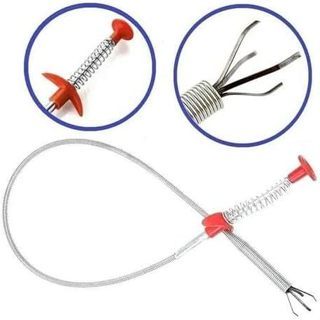 KIT 2 Desentupidor Para Ralo Com Garra e Pia Pegador de Objetos Fexíveis para coleta de garra de encanamento BESTLU