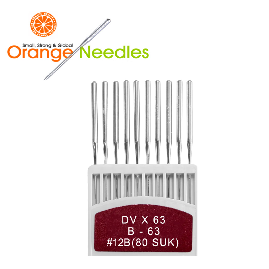 Agulha industrial para máquina galoneira DVX63 Orange