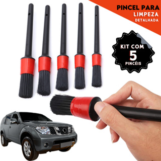 Pincel De Detalhamento e Limpeza Profissional - Para Limpeza de Superfícies - Nosso Lar em Oferta na Shopee