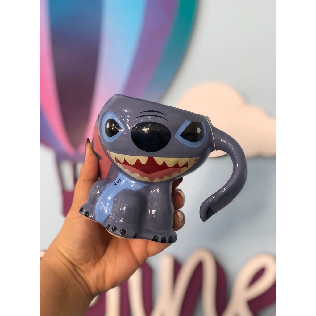 Caneca 3D Stitch 250ML - Disney - Zona Criativa