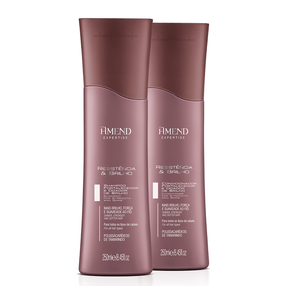Amend Kit Expertise Doador de Brilho Shampoo250ml + Condicionador 250ml - Beauty
