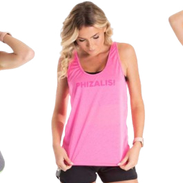 Regata Feminina Dry Fit com Elastano Academia Exercícios Corrida Roupa de Mulher