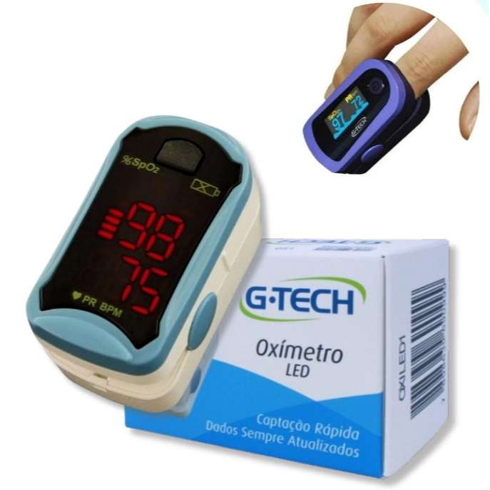 Oxímetro De Pulso Portátil G-tech Modelo Led Digital