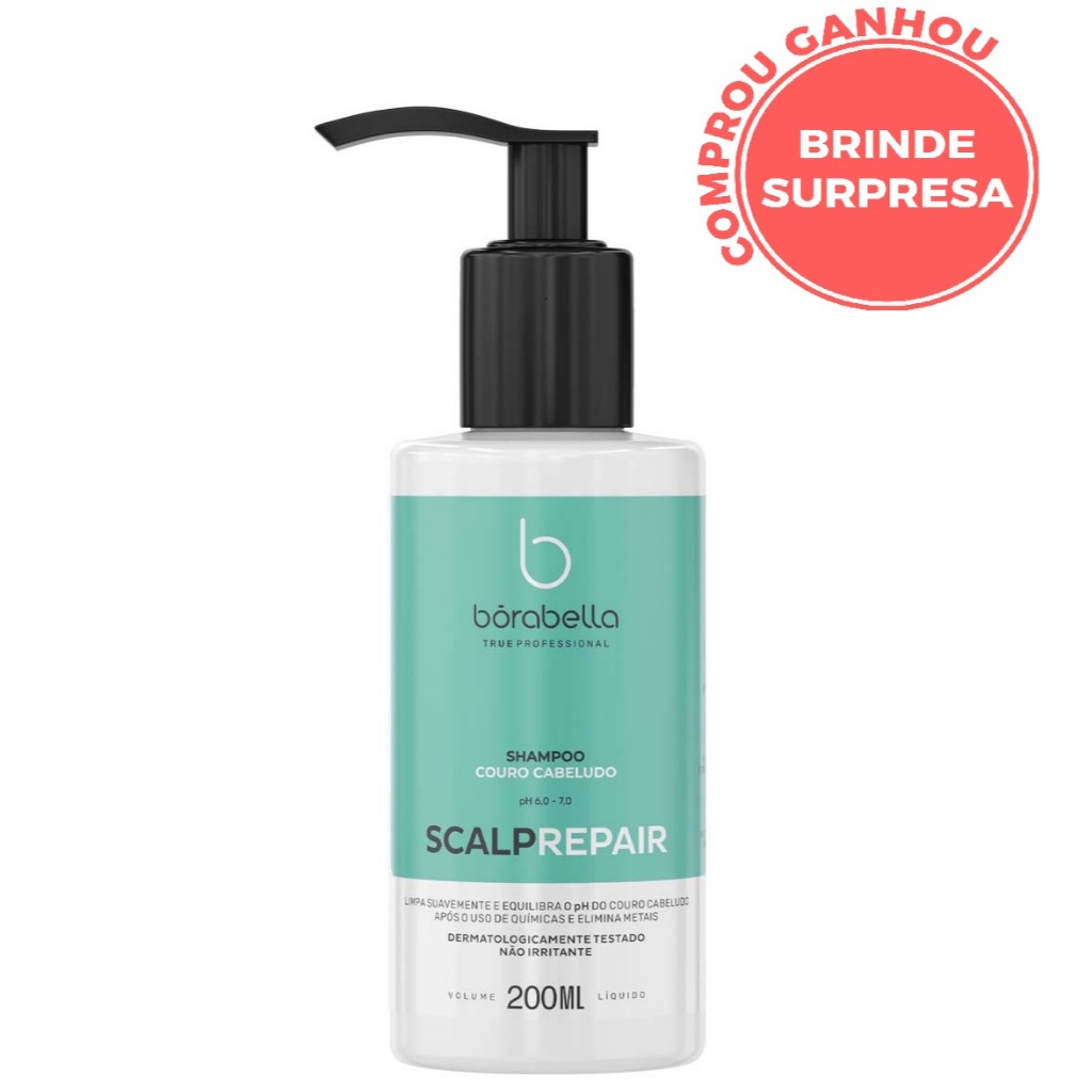 Bórabella Shampoo Couro Cabeludo Scalp Repair - 200ml em Oferta na Shopee