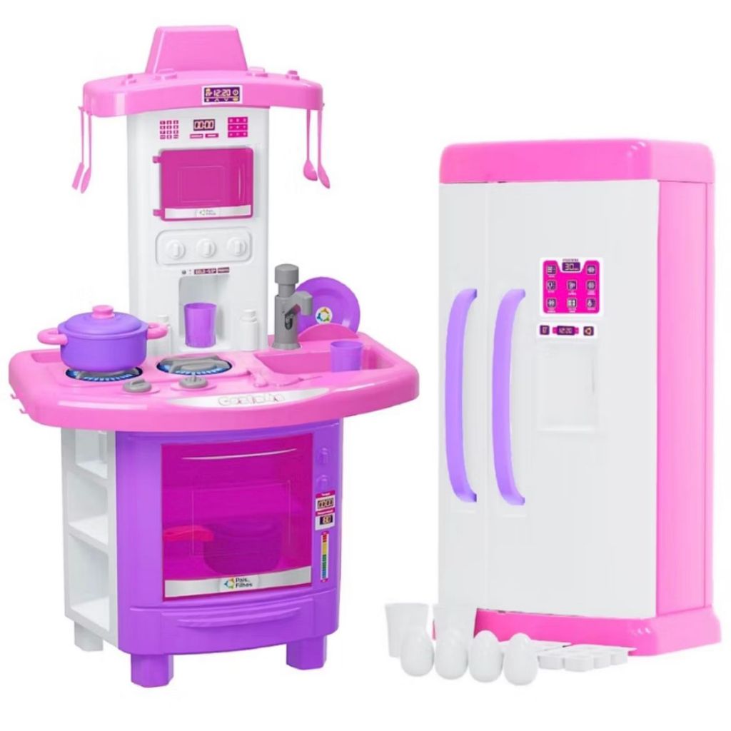 Kit Cozinha Infantil com Geladeira- Diversão Garantida para Pequenos Chefs!