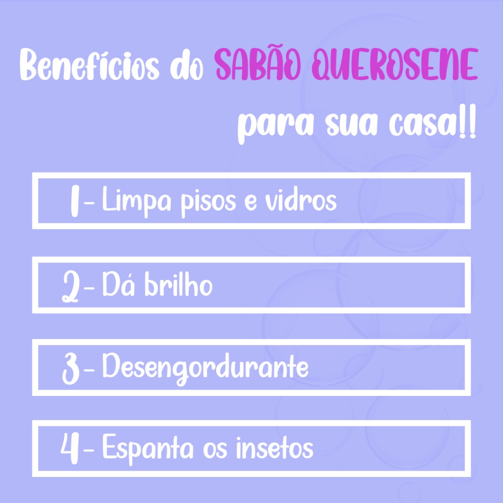 Sabão Querosene Ação Repelente Limpeza Pesada Envio Rapido