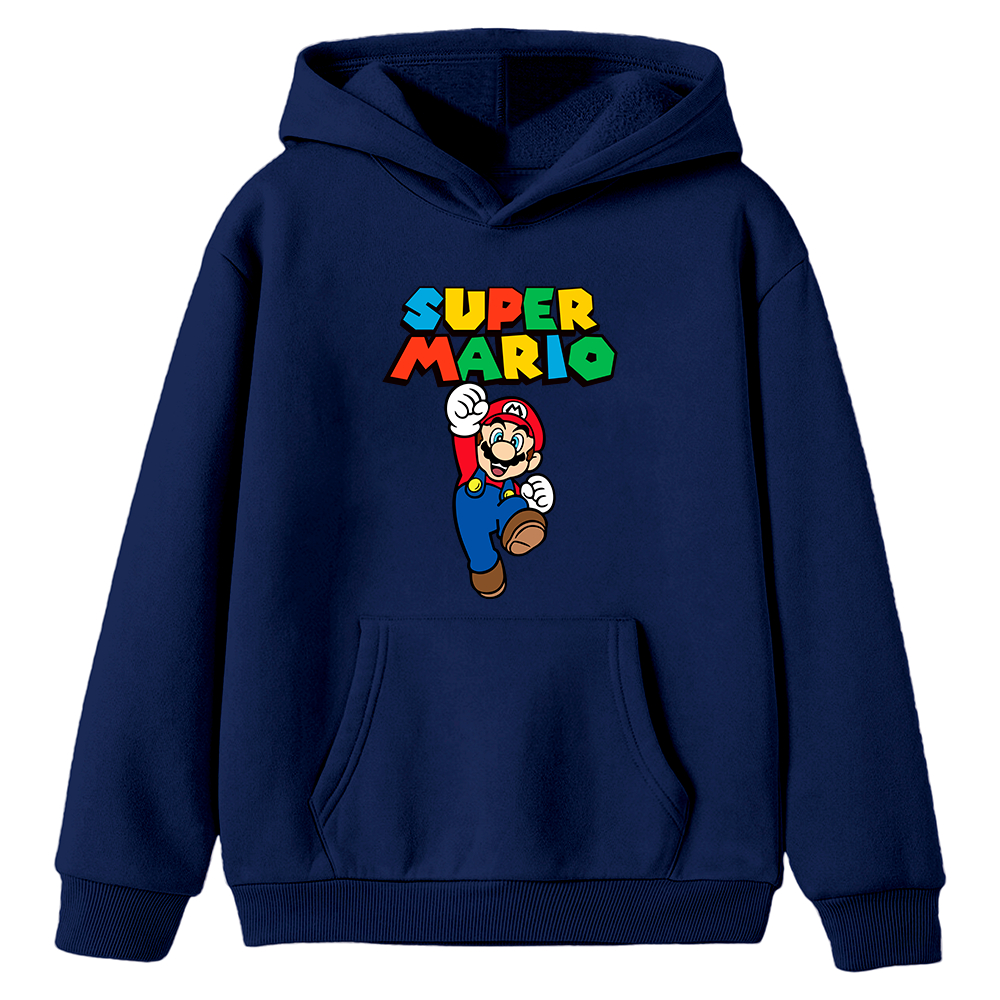 Moletom Infantil Casaco Jogo Super-Ma-rio Dis-ne-y Video Game